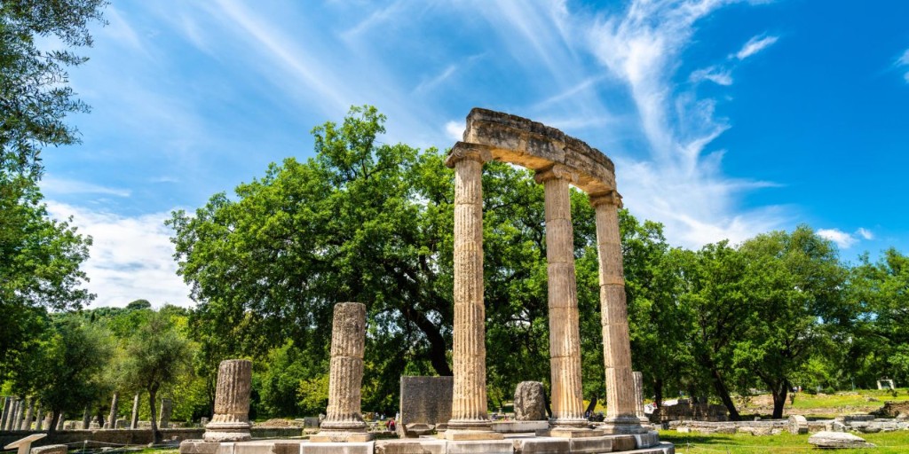 Ancient Olympia archaeological site