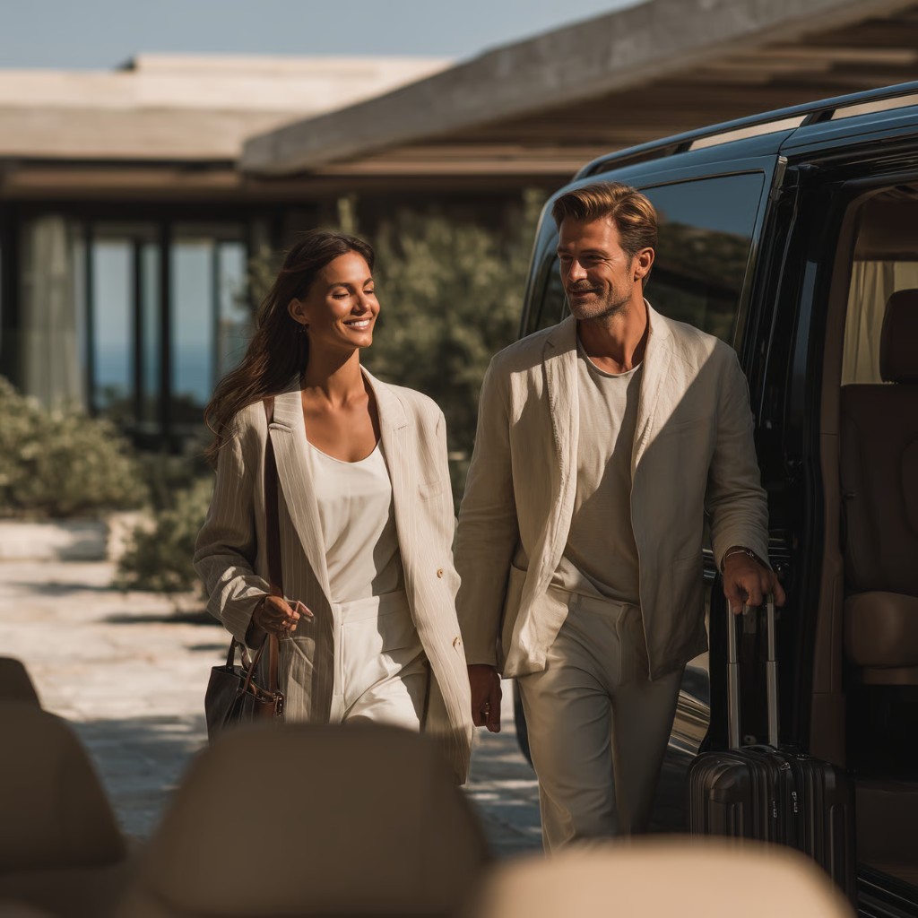 Luxury Mercedes Minivan for wedding transfers