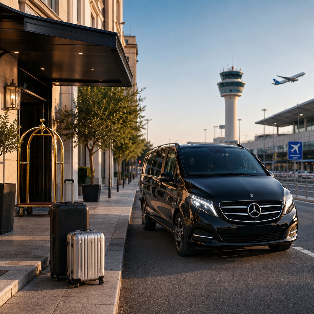 Athens city to airport private transfer