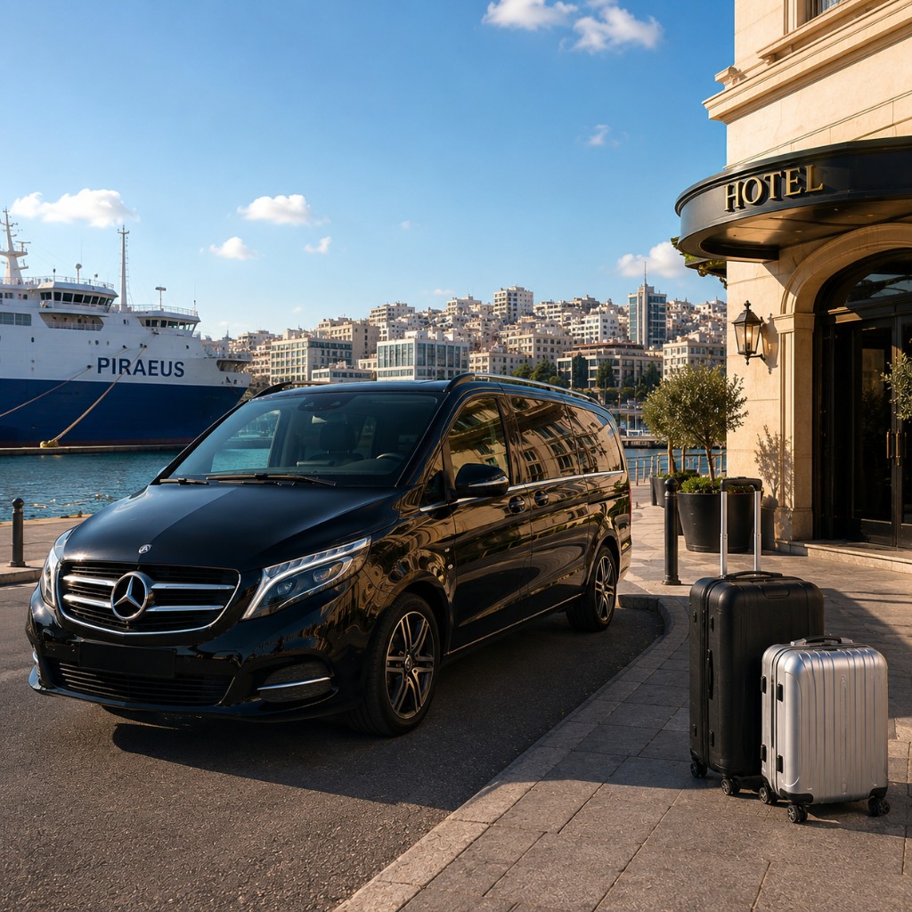 Piraeus port to Athens city private transfer